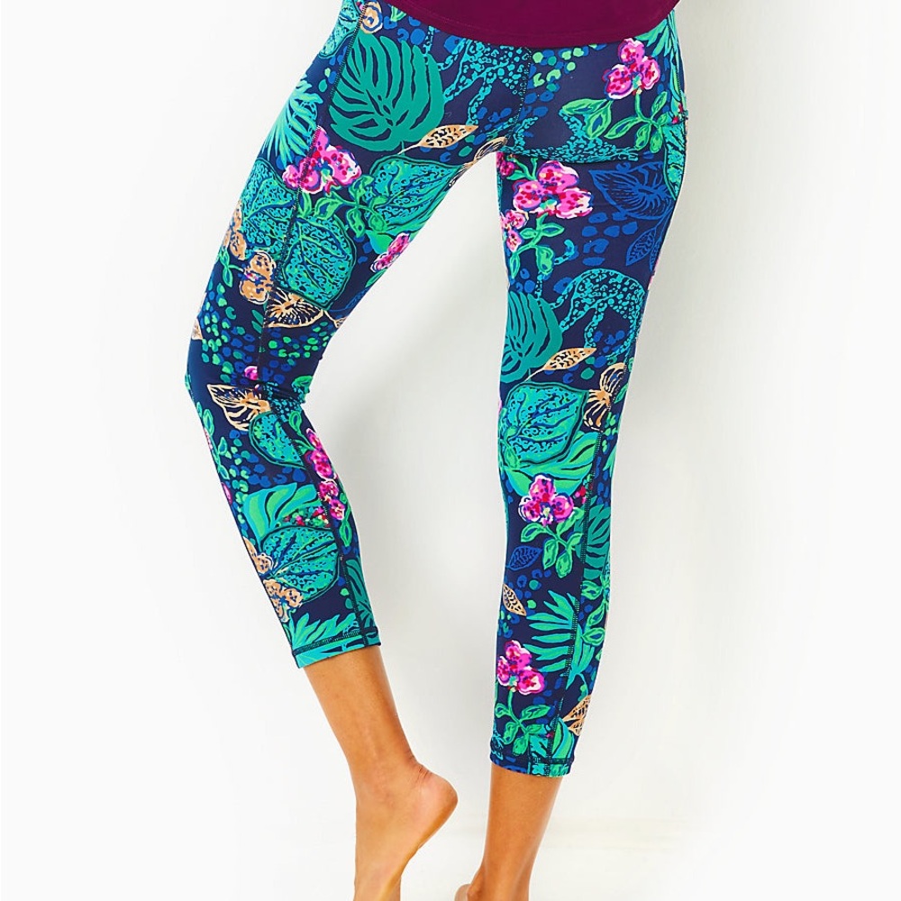 Lilly Pulitzer Luxletic Weekender High Rise Midi Legging